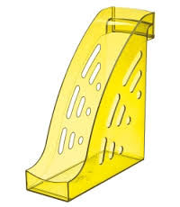 Лоток вертикальный ТОРНАДО желтый YELLOW, ширина 9.5 см, СТАММ
