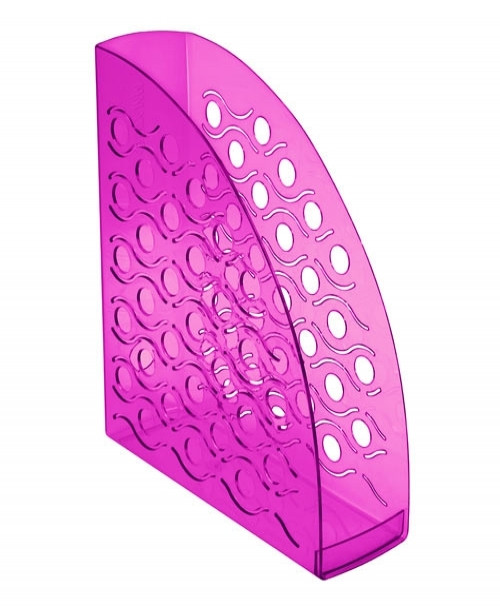 Лоток вертикальный ВЕГА тонированный фиолетовый GIACINT, ширина 9 см, СТАММ - фото 1 - id-p36998912