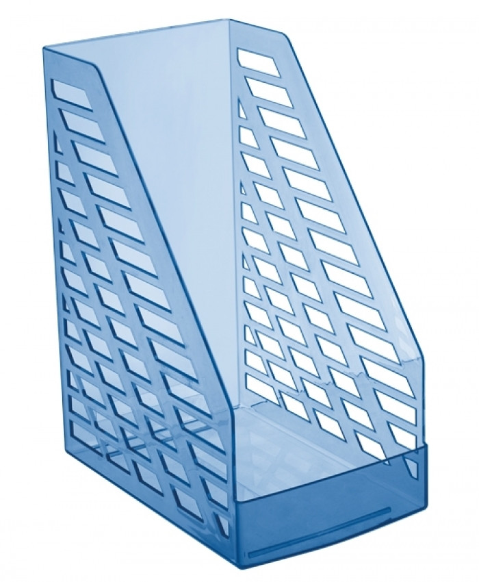Лоток вертикальный STAMM XXL тонированный голубой, ширина 16 см, СТАММ