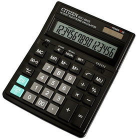 Калькулятор 16 разрядов, 15.3x19.9см, черный Citizen