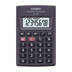 Калькулятор 8 разрядный, 56x87мм. CASIO
