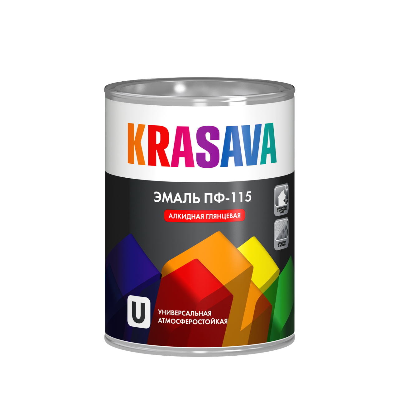 Эмаль алкидная глянцевая ПФ -115 Krasava ПРЕСТИЖ