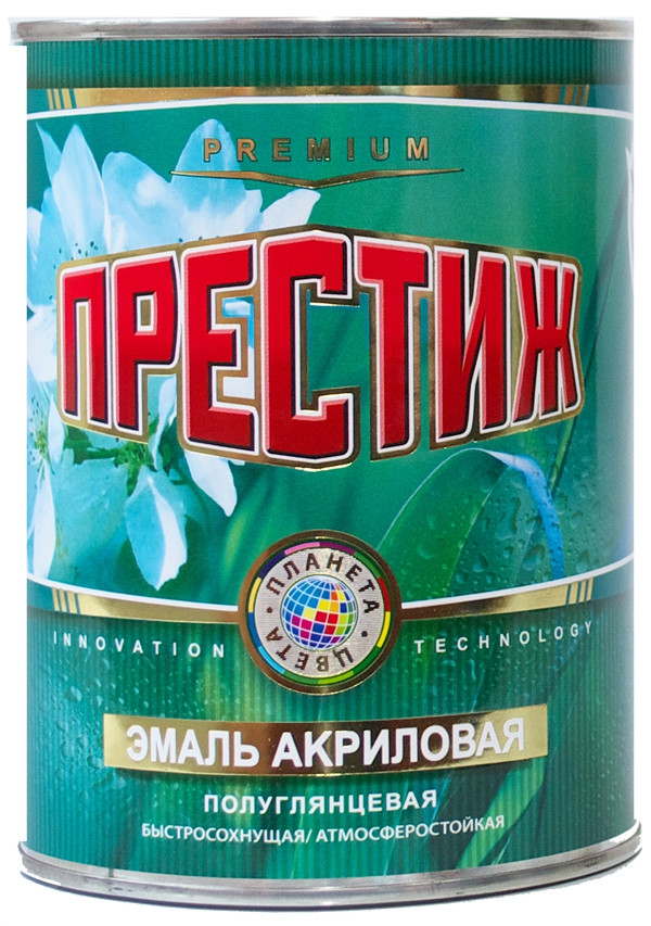Эмаль акриловая полуглянцевая Престиж