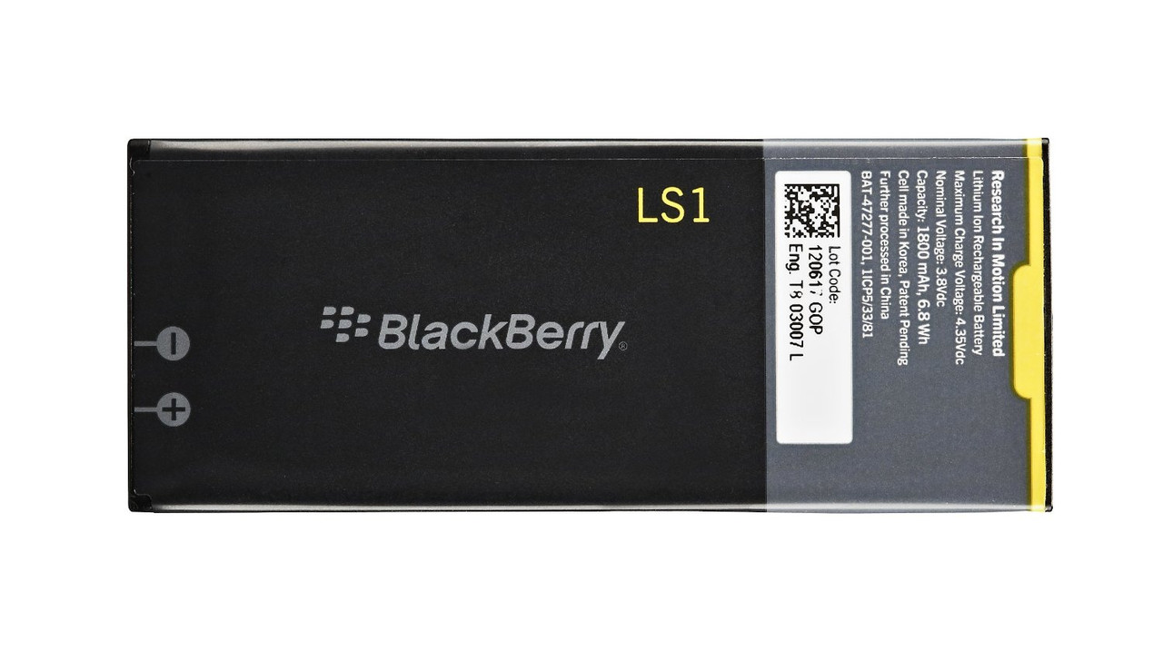 Заводской аккумулятор для Blackberry Z10 (L-S1, 1800mah)