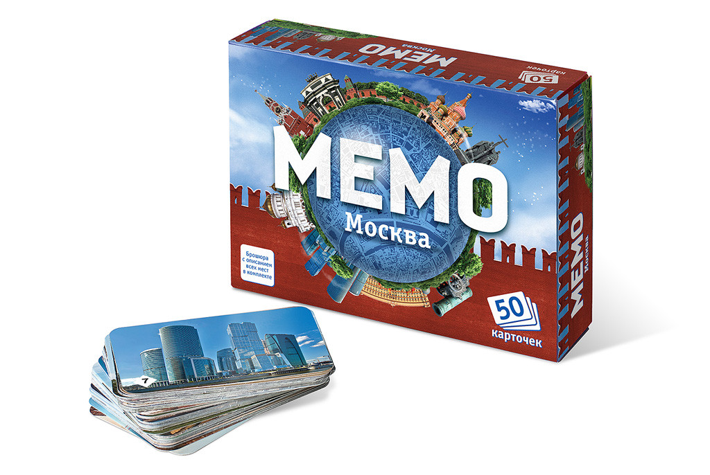 Настольная игра: Мемо Москва | Нескучные игры - фото 1 - id-p25254277