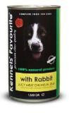 Kennels' Favourite RABBIT консервы для собак, Кролик, 1200г