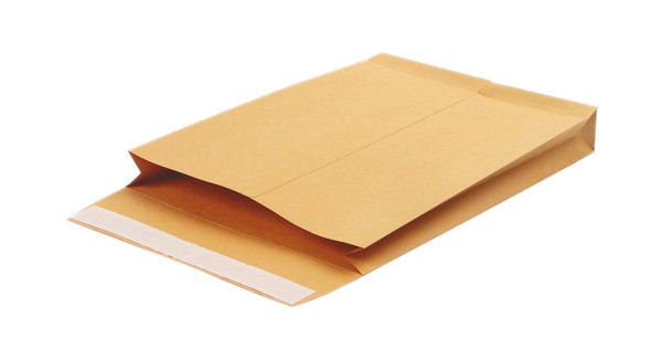 Конверт-пакет 250х353мм,120гр,объемный,коричневый,с отрывной полосой по короткой стороне Blasetti - фото 1 - id-p37071765