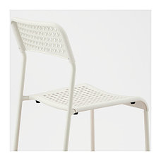 Стул АДДЕ белый ИКЕА, IKEA, фото 3