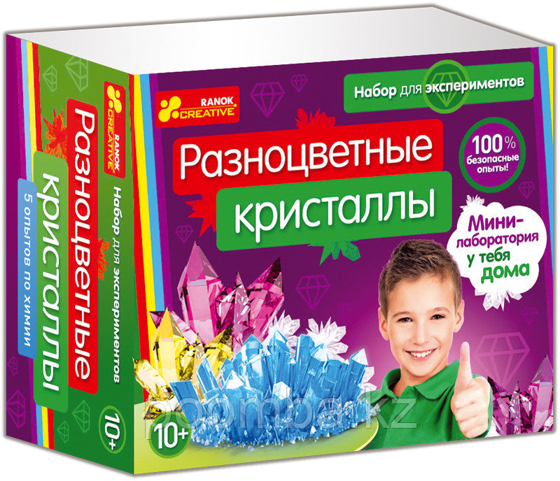 Научные игры: Разноцветные кристаллы