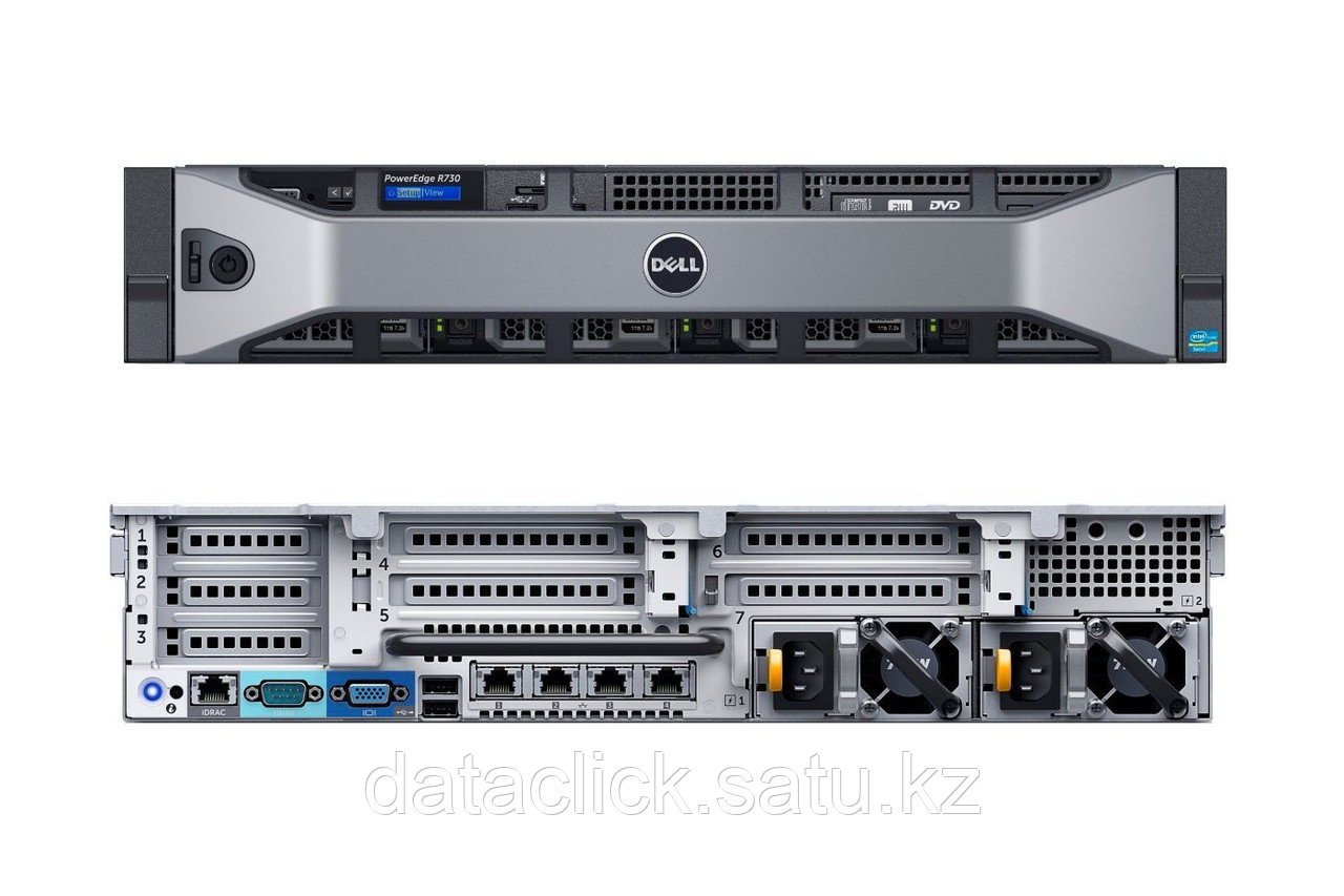 Сервер Dell R730XD 12B+2FlexBay  2 U/1 x Intel  Xeon E5  2623v3 210-ADBC_A01