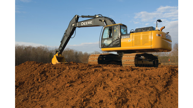 Гидроцилиндр экскаватора John Deere, гидравлический цилиндр экскаватора John Deere, фото 1