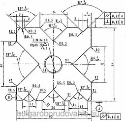 65х65х2500 табақ ию прессіне арналған матрица (призма)