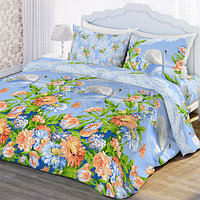 Постельное белье "Лебеди", евро, 100% хлопок. Россия