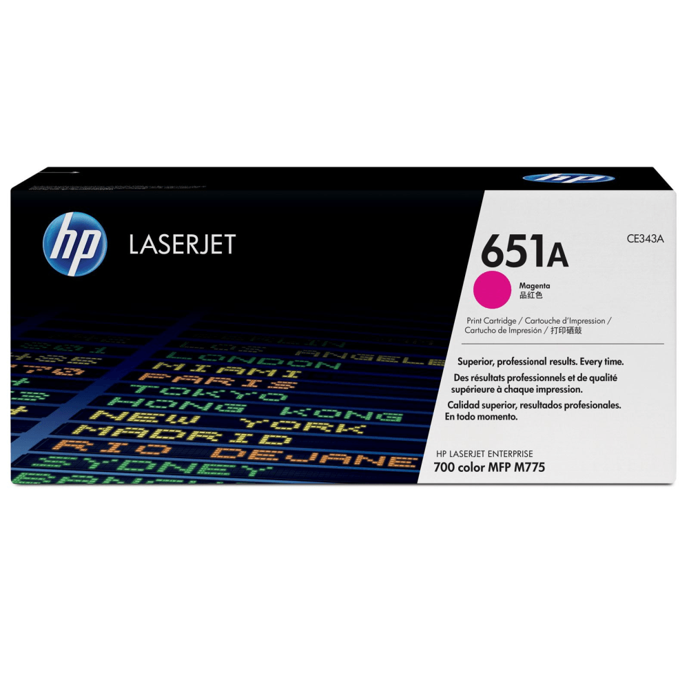 Картридж 651A HP CE343A Magenta LaserJet - фото 1 - id-p37243345