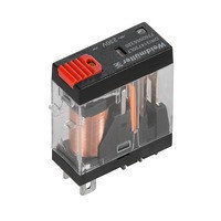 7760056318 DRI314524LT, Реле + LED+Кнопка, Количество контактов: 1, Номинальное напряжение: 24 В AC