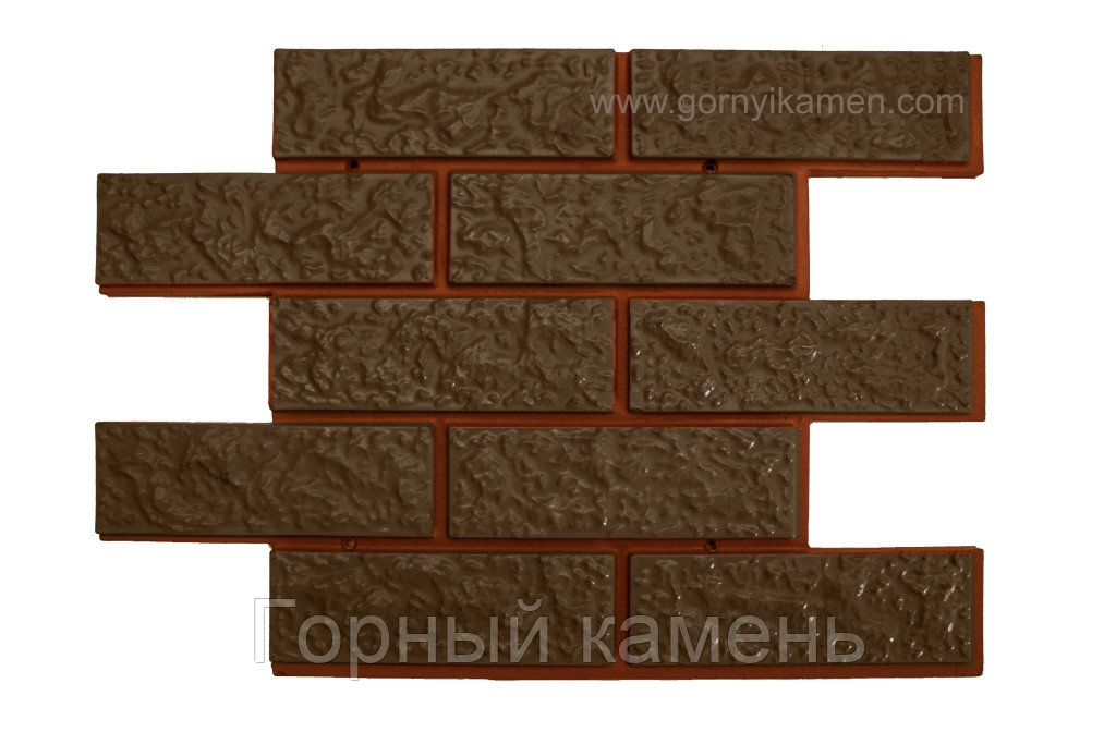 Фасадная армированная, бетонная панель - кирпич Норд