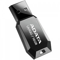 USB-флеш-накопитель "A-DATA  USB Dash Drive 2.0       16GB  Slim Bevelled  M:UV100 Black"
