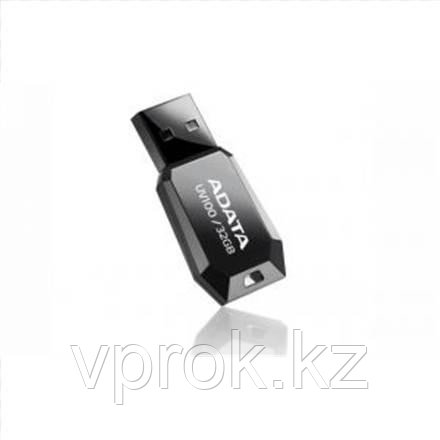 USB-флеш-накопитель "A-DATA  USB Dash Drive 2.0       32GB  Slim Bevelled  M:UV100 Black"