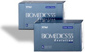 Линзы Biomedics Evolution 55, 6шт (3 пары)