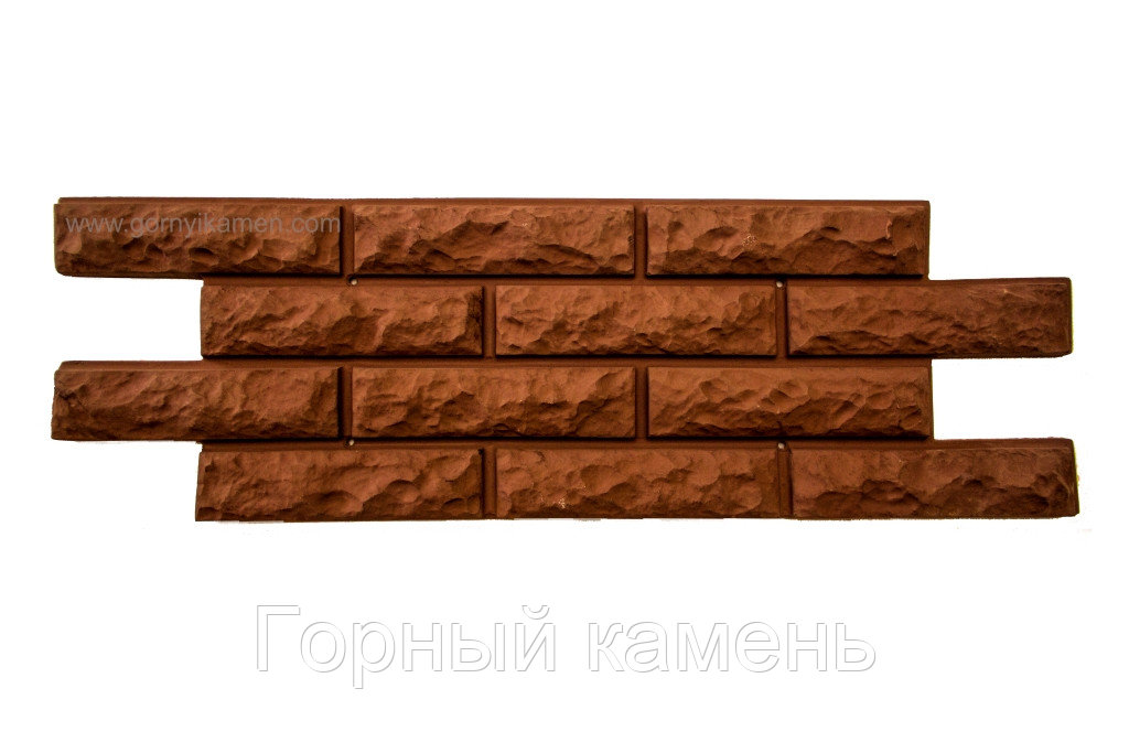 Фасадная панель - каменный кирпич