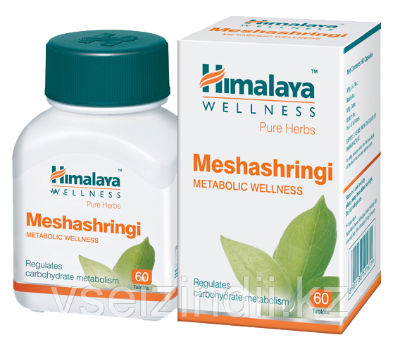 Мешашринги, Гималаи (Meshashringi, Himalaya) - "разрушитель сахара" - аюрведа для диабетиков, 60 таблеток - фото 1 - id-p3036197