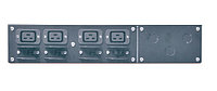 APC Service Bypass Panel- 230V; 50A; MBB; Hardwire input; (4) IEC-320 C19 Output