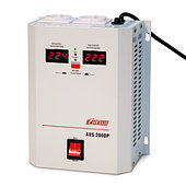 Powerman AVS-P Voltage Regulator 2000VA, Digital Indication, Wall Mount,2x Schuko Outlets, 1m Power Cord,