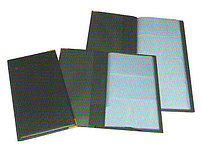 Визитница на 160 визиток, 113x195мм, черная Bindermax, фото 2