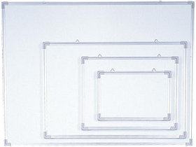 Доска магнитно-маркерная 45x60см, алюминиевая рамка Data Zone