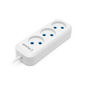 Удлинитель, iPower, iP3m, 3 розетки, 3 м., 220-240V, 10A, Белый