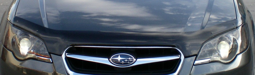 Мухобойка (дефлектор капота) EGR Subaru Legacy 2004-2009 (Carbon)