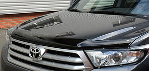 Мухобойка (дефлектор капота) EGR Toyota Highlander 2011-2013 (Euro type)