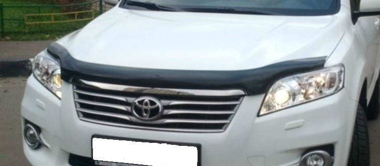 Мухобойка (дефлектор капота) EGR Toyota RAV4 2010-2012 - фото 1 - id-p28786190