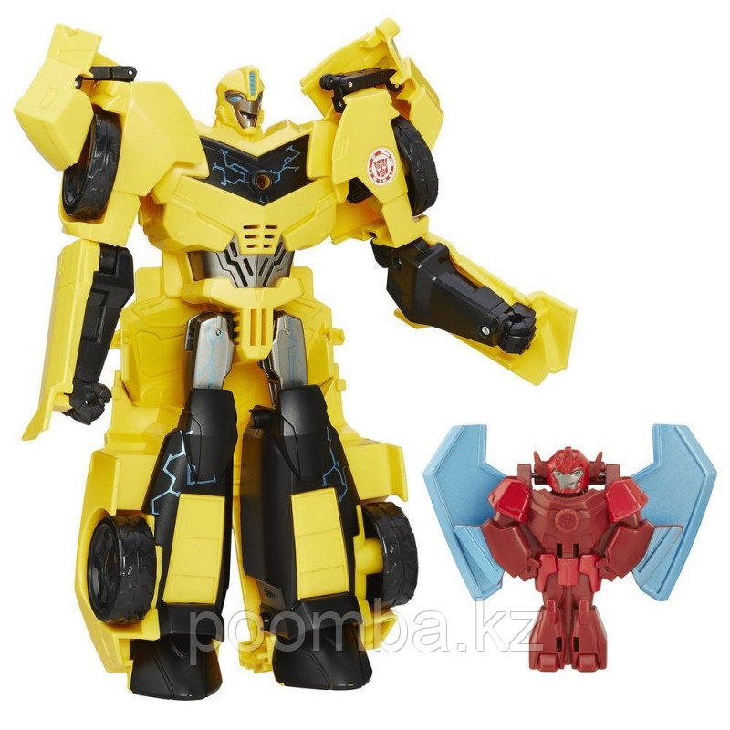 Трансформер Robots in Disguise - Бамблби и миникон Баззстрайк