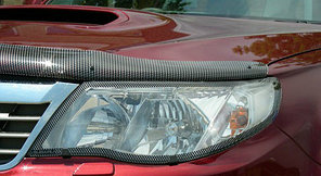 Защита фар EGR Subaru Forester 2008-2012 с чёрной окантовкой