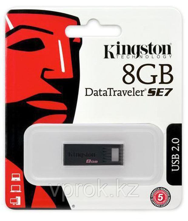 USB-флеш-накопитель "Kingston USB Flash Drive 2.0 8GB M:SE7" - фото 2 - id-p37539003