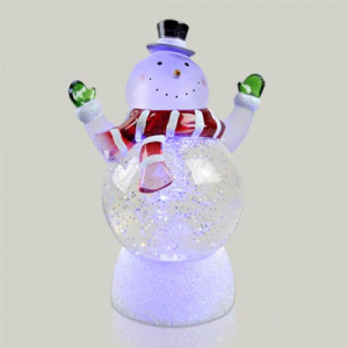 Светильник Снеговик меняющий цвет LED 20см
