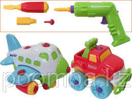 Конструктор BUILD"N PLAY (самолет+джип) Самолет+джип, Build & Play