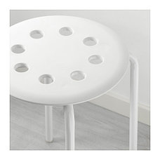 Табурет МАРИУС белый ИКЕА, IKEA, фото 4