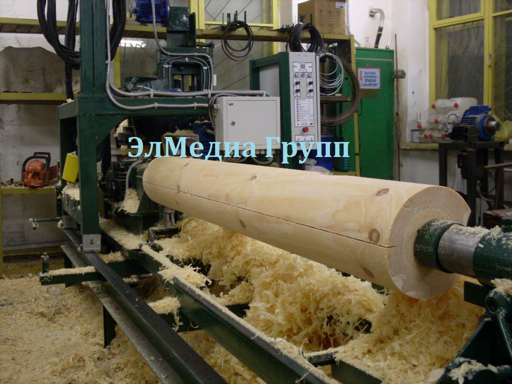 Станок для оцилиндровки бревен Тайга, Алтай, Кедр, Шервуд