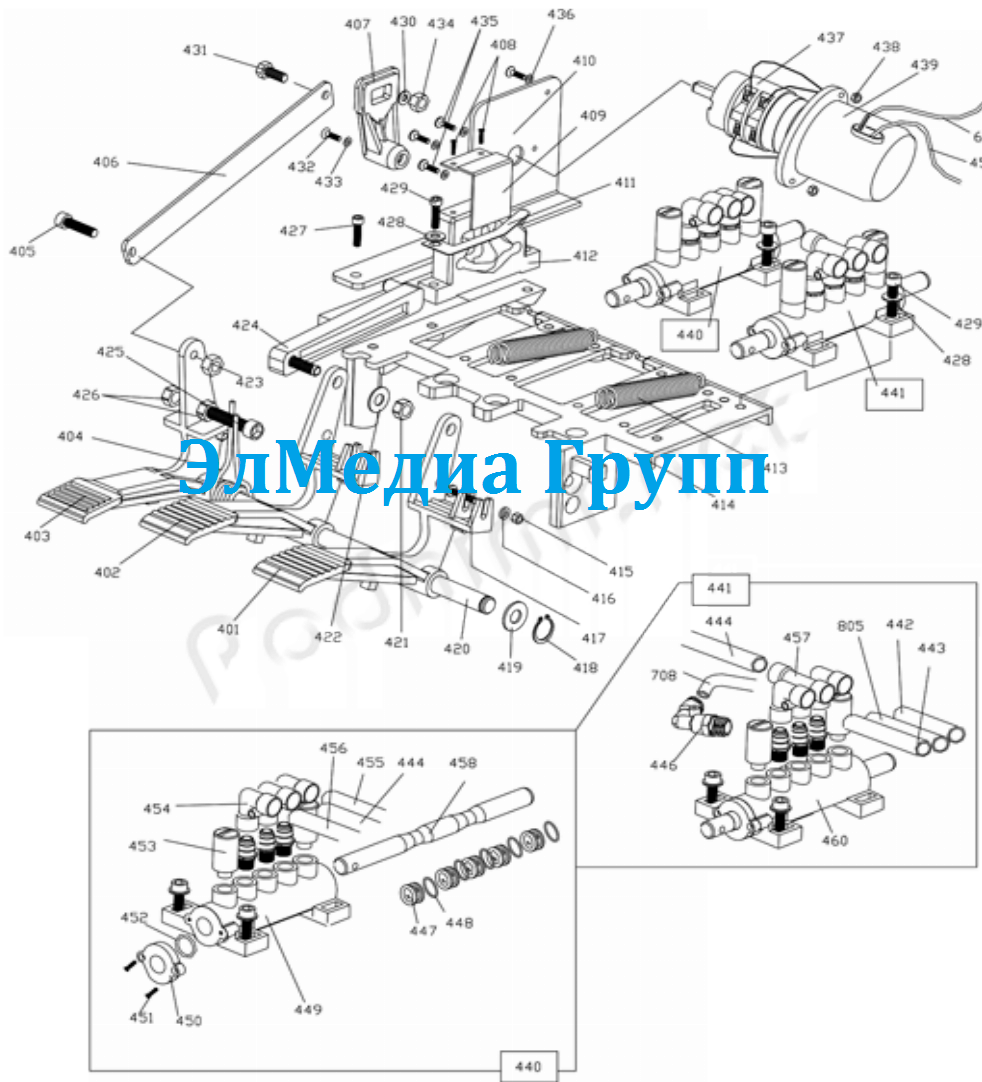 Запчасти к шиномонтажным станкам любых производителей