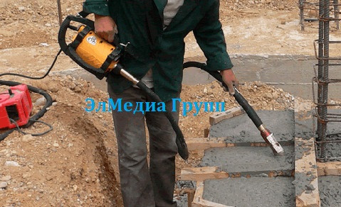 Глубинный вибратор для уплотнения бетона