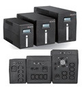 EneltPro MS Series 400VA-2000VA 1Ф/1Ф напольное исполение, со встроенными батареями