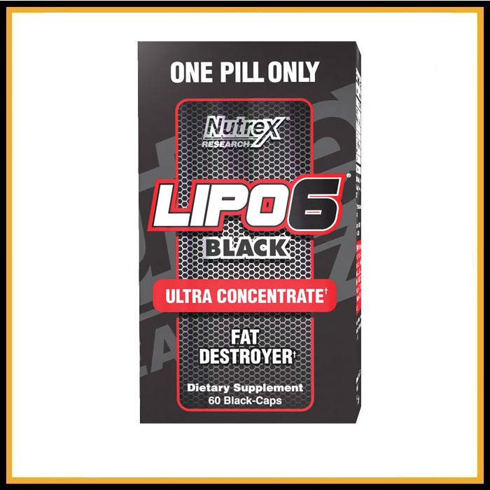 Спортивный жиросжигатель Nutrex Lipo 6 Black Ultra Concentrate 60 капсул