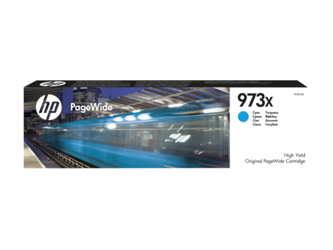 HP F6T81AE картридж струйный оригинальный HP 973X PageWide увеличенной емкости, Голубой