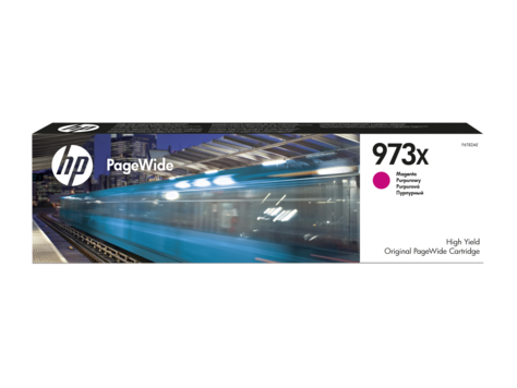 HP F6T83AE, Оригинальный картридж HP PageWide увеличенной емкости, Желтый, HP 973X