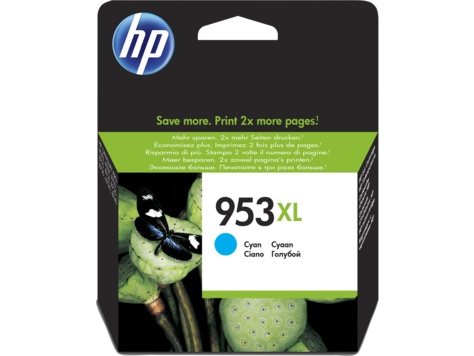 HP F6U16AE голубой экономичный картридж, HP 953XL