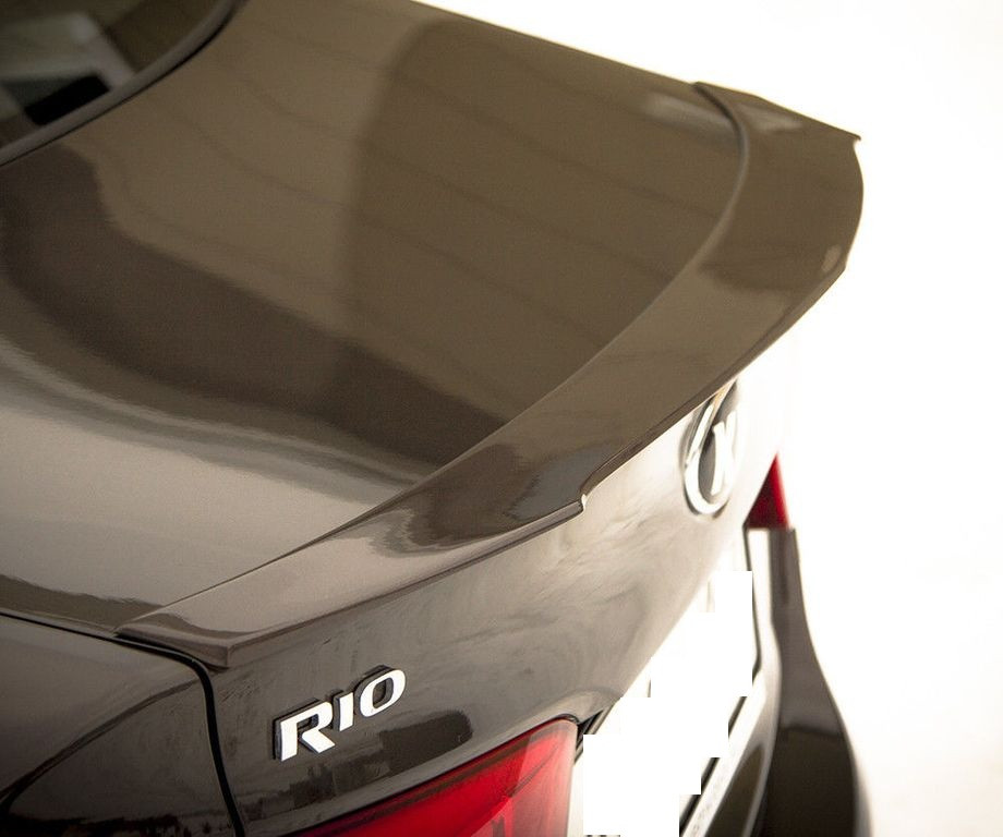 Спойлер на крышку багажника Kia Rio 2015+ рестайлинг