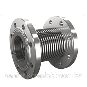 Компенсатор стальной осевой, фланцевый, Ду 40, Ру 16, фото 1