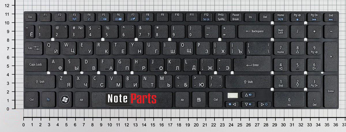 Клавиатура для ноутбука Acer Aspire 5755G/ 5830T, RU, черная